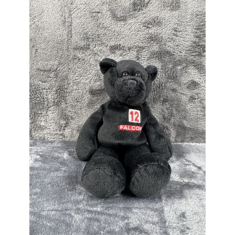 Chris Chandler 12 Limited Treasures 1998 NFL Atlanta Falcons Beanie Bear Black